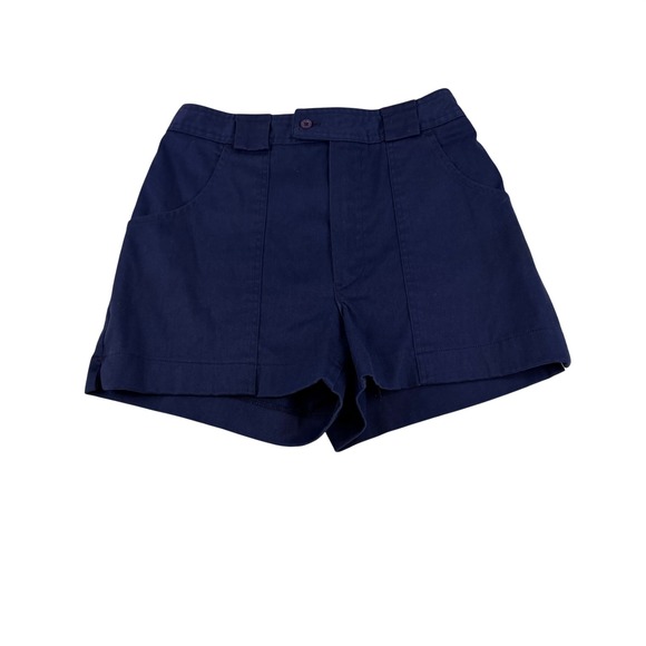 Espa Plus Pants - Espa Plus Vintage Navy Blue High Waisted Stretch Utility Shorts Size 10 1779